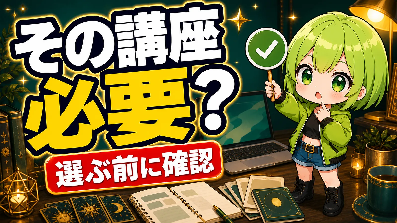占い通信講座は必要？副業初心者が申し込む前の選び方