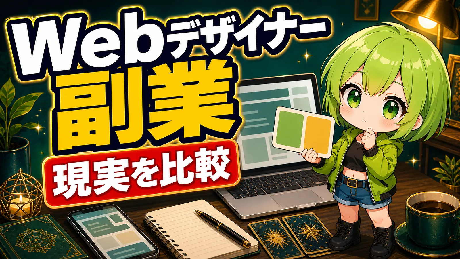 webデザイナー副業の現実は厳しい？初心者が比較したい在宅副業